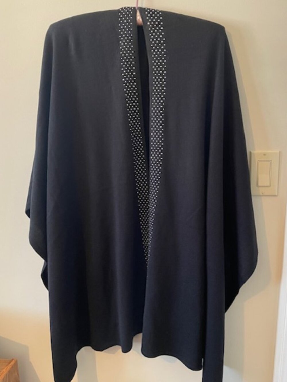 Calvin Klein Black Shawl  NWOT-